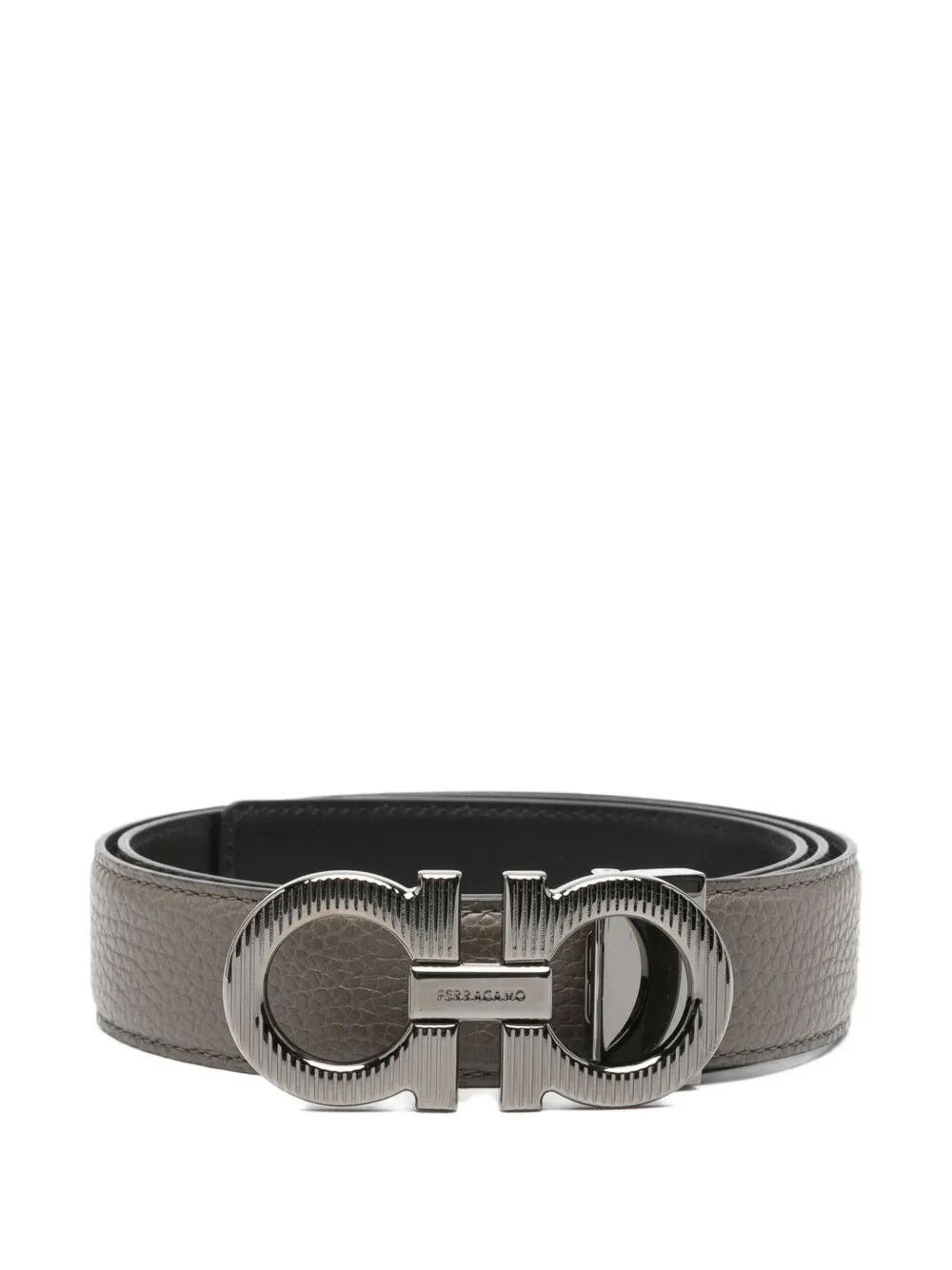 Ferragamo Two-Tone Reversible Gancini Belt