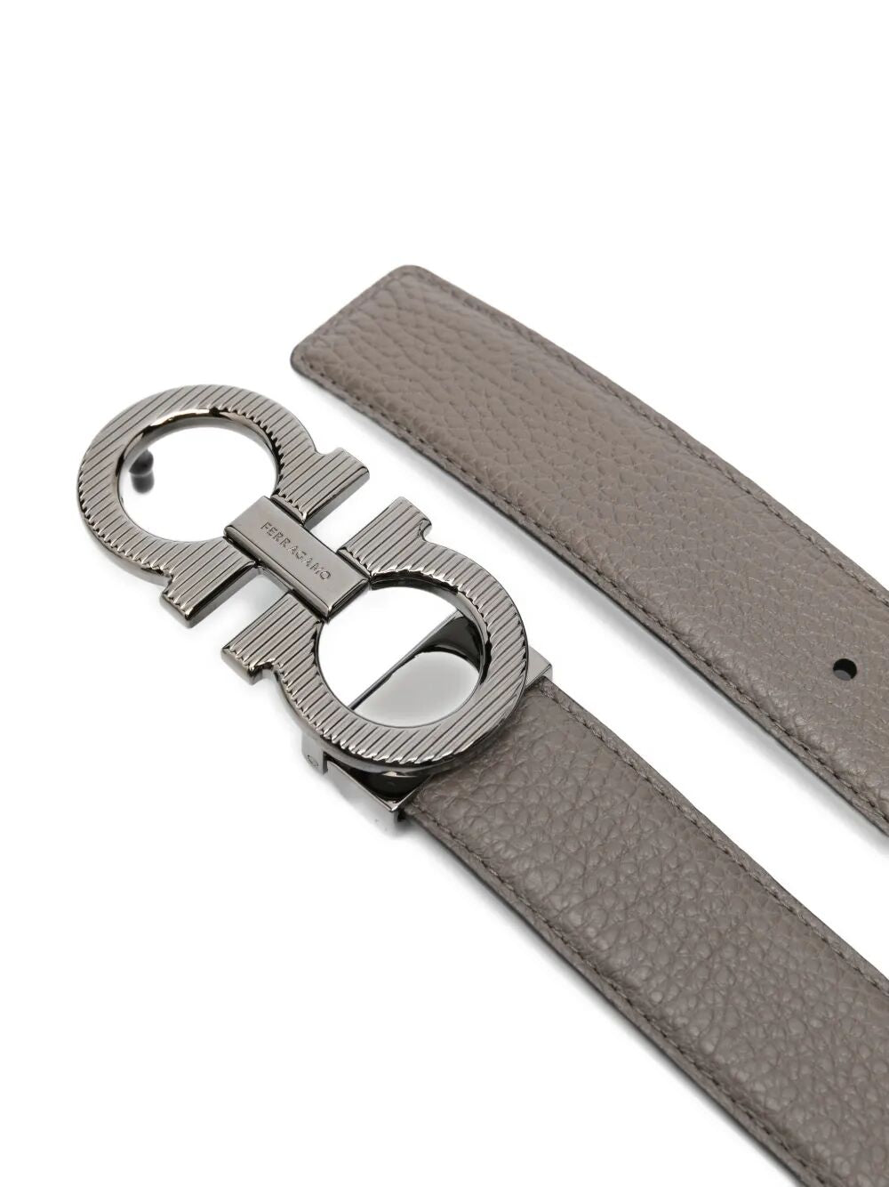 Ferragamo Two-Tone Reversible Gancini Belt