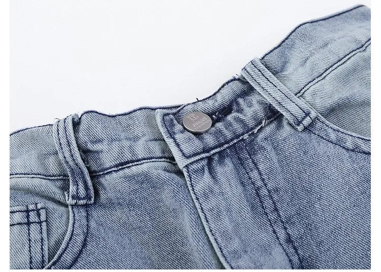 EST. 313 Star Patch Baggy Jeans