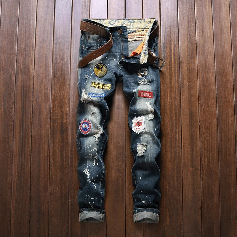 EST. 313 Stacked Boyfriend Jeans