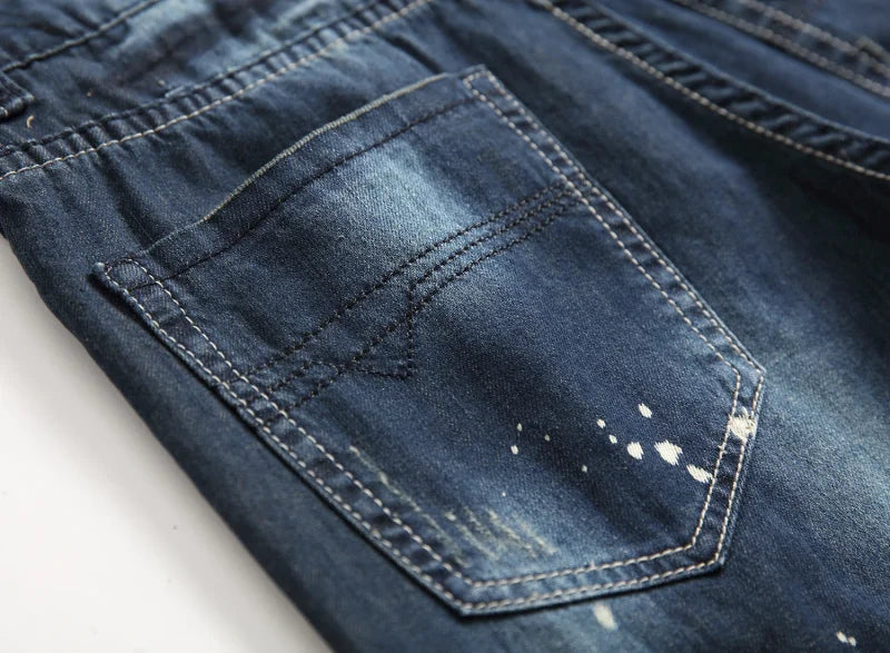 EST. 313 Stacked Boyfriend Jeans