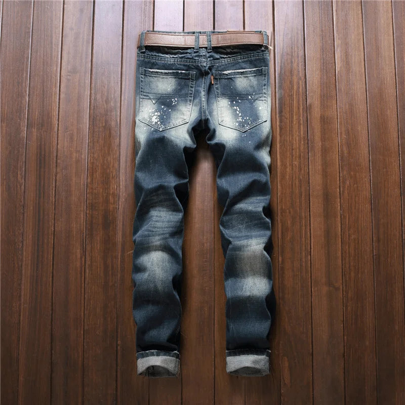 EST. 313 Stacked Boyfriend Jeans