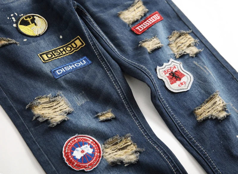 EST. 313 Stacked Boyfriend Jeans