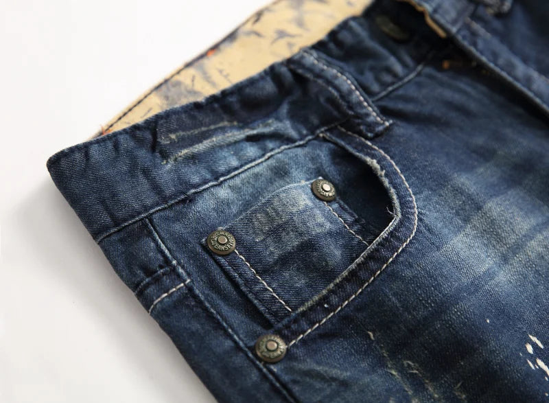 EST. 313 Stacked Boyfriend Jeans