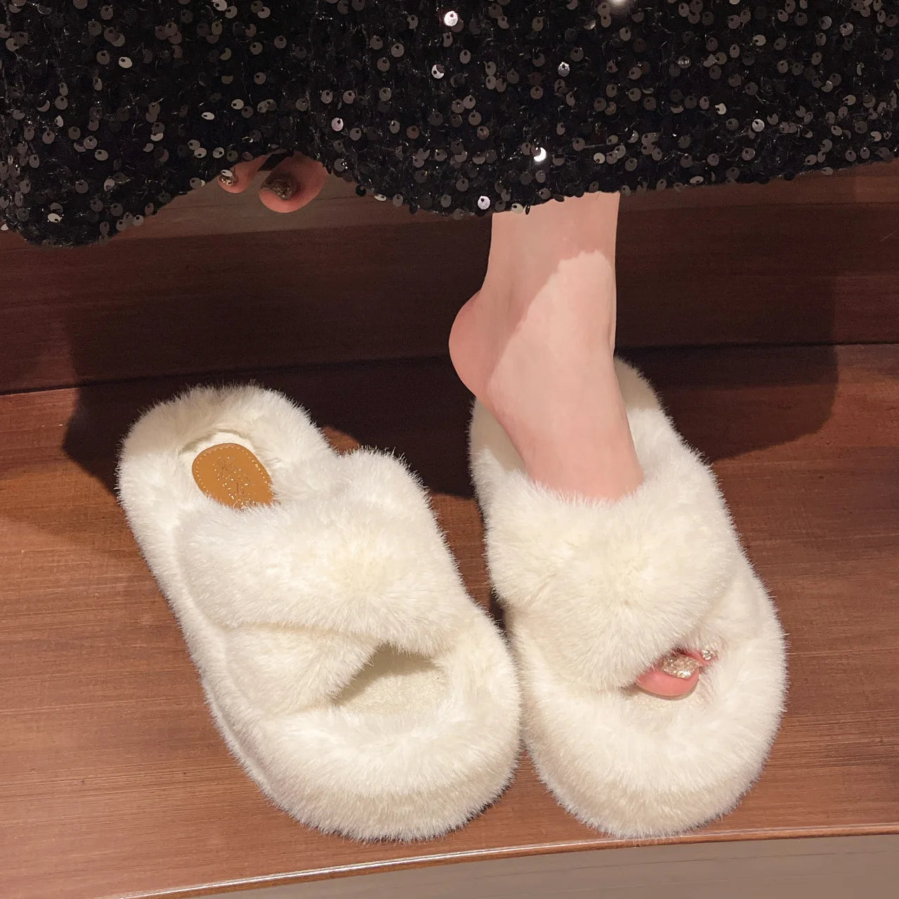 Plush House Slippers