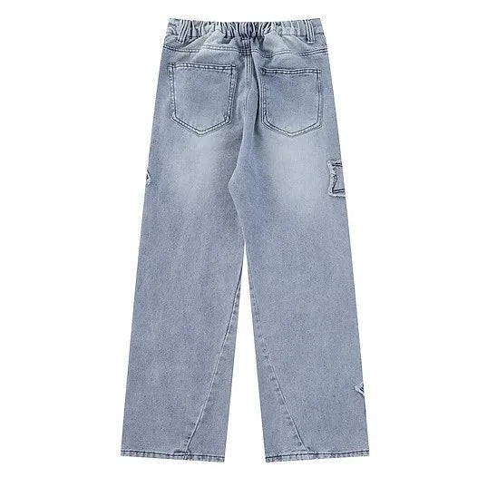 EST. 313 Star Patch Baggy Jeans