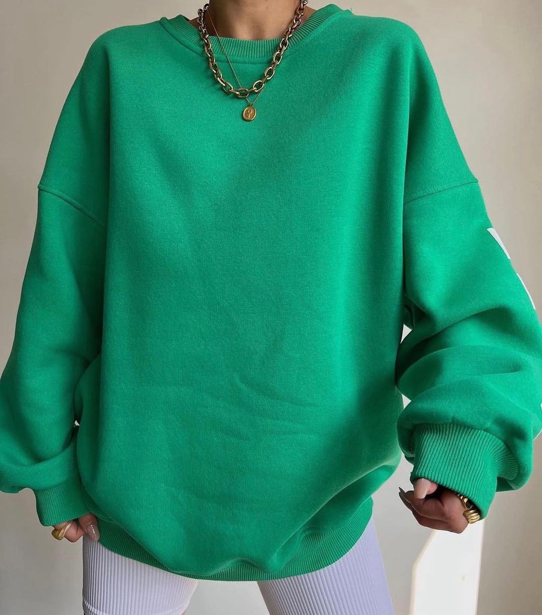 EST. 313 Oversized Letter Print Hoodie