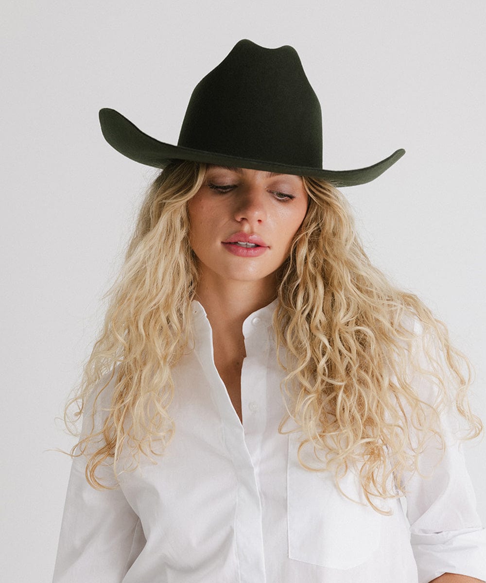EST. 313 Cattleman Felt Cowboy Hat