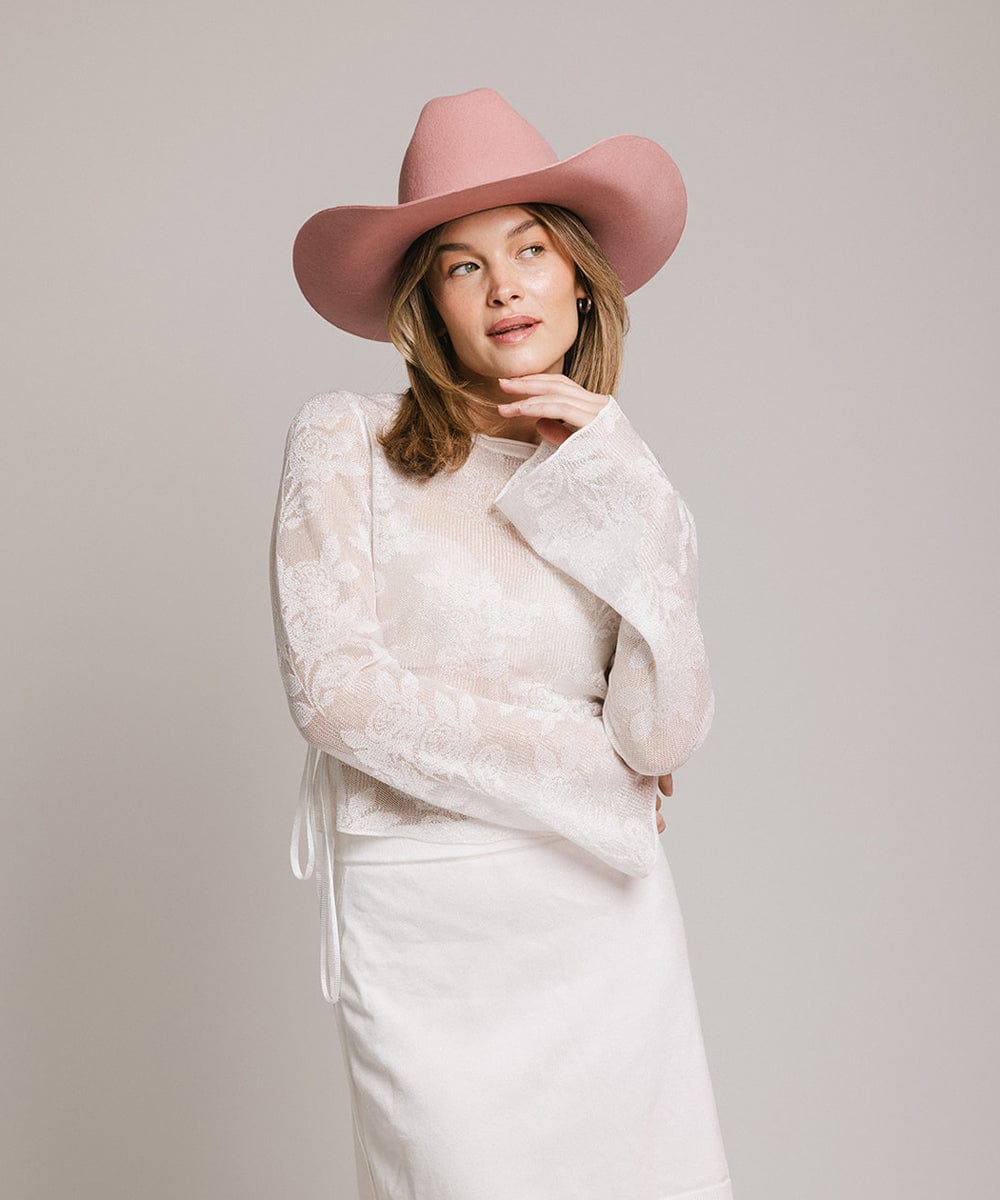 EST. 313 Cattleman Felt Cowboy Hat