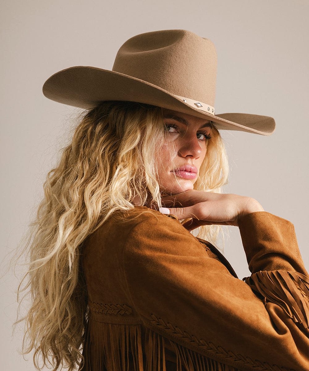 EST. 313 Cattleman Felt Cowboy Hat