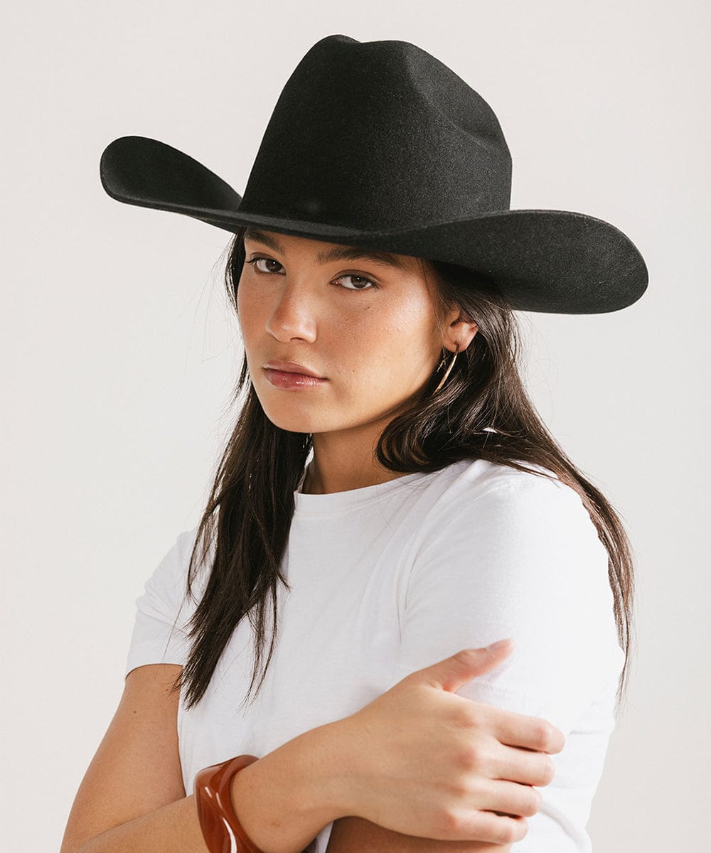 EST. 313 Cattleman Felt Cowboy Hat