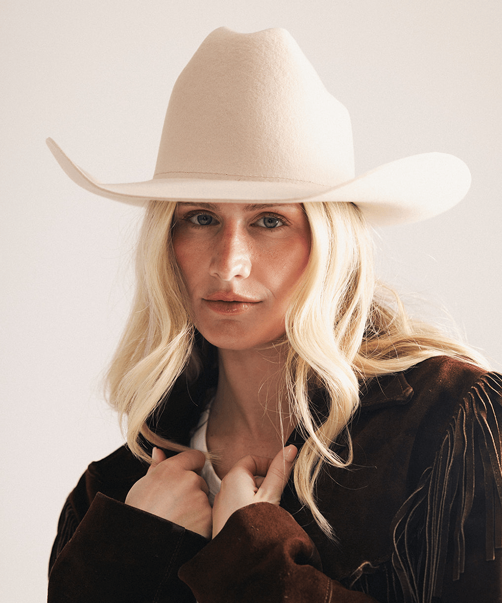EST. 313 Cattleman Felt Cowboy Hat