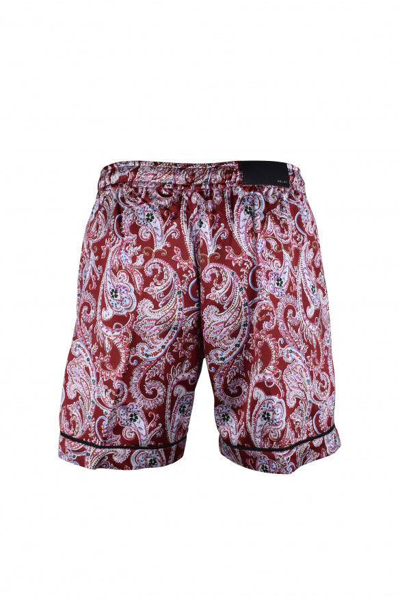 Amiri Men's Red Viscose Bandana Shorts